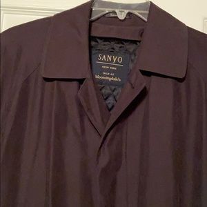 Men’s trench coat, sold only @ Bloomingdale’s.